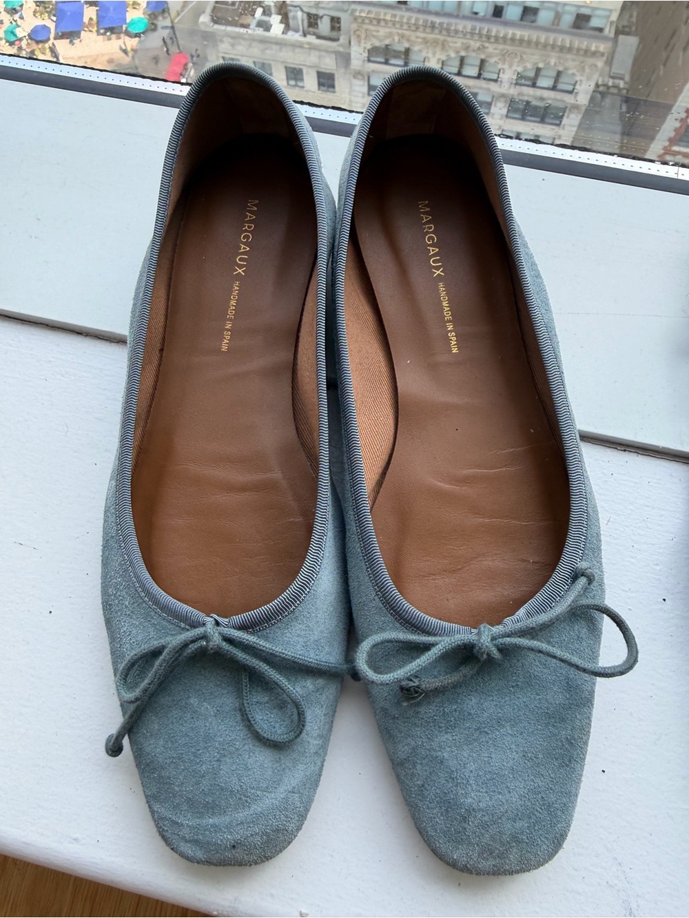 Margaux Fonteyn Suede Ballet Flats 38